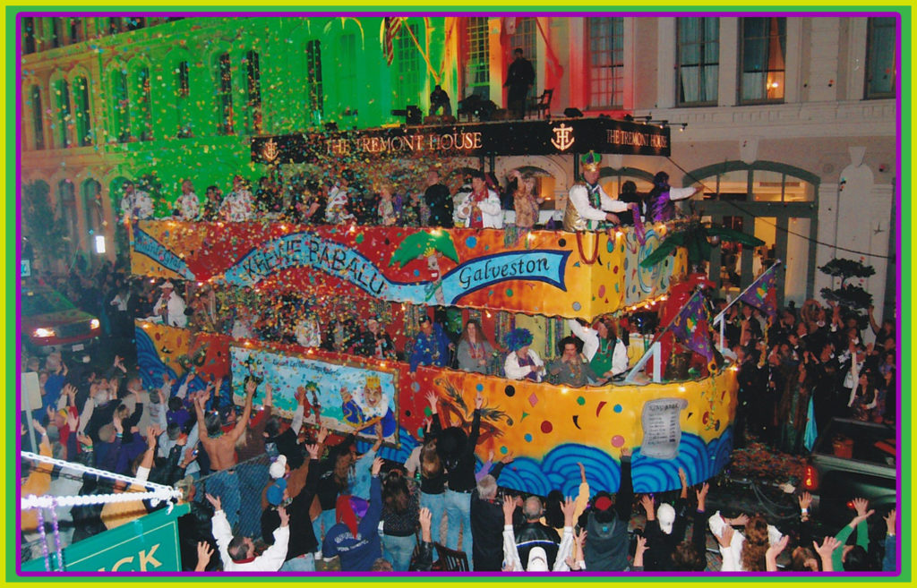 Krewe Babalu Of Galveston Parade Floats